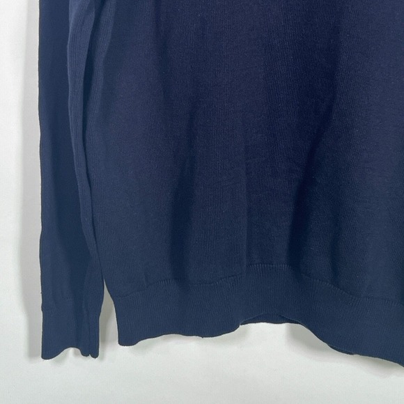 Tommy Hilfiger Mens Sweater 1/2 Half Zip Mock Turtleneck Navy Blue, Sz XL - Picture 9 of 14